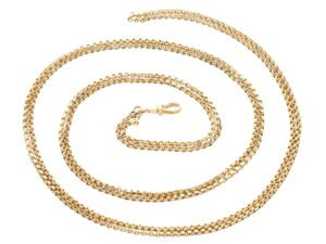 Antique Gold Longuard Chain Front