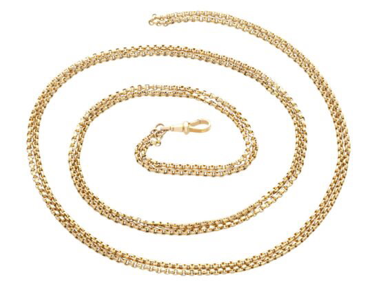 Antique Gold Longuard Chain Front
