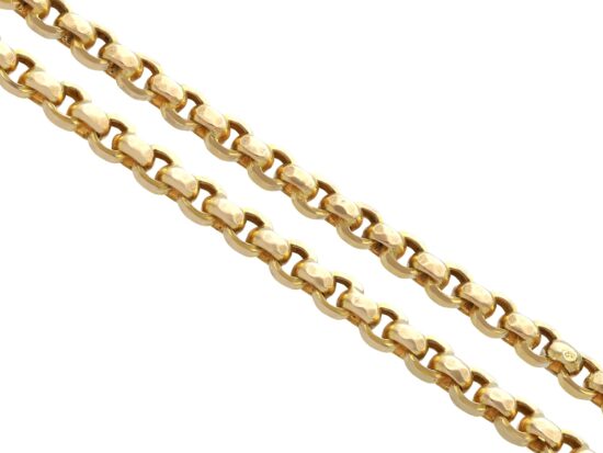 Rounded Link Chain Detail