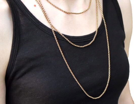 Longuard Chain Worn As Necklace