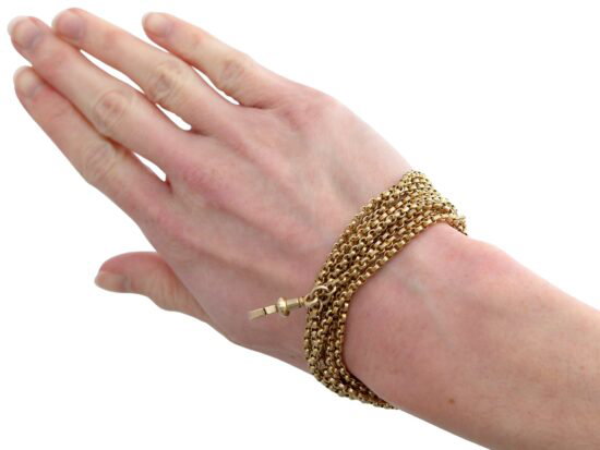 Longuard Chain Wrapped On Wrist