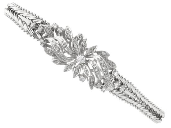 Vintage Diamond Bracelet Front View