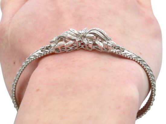 Wearing White Gold Bracelet