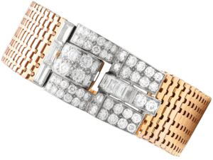 Antique Diamond Rose Gold Bracelet