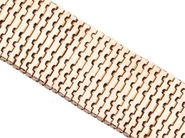 Diamond Panel Rose Gold Bracelet
