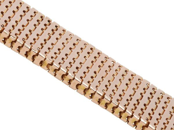 Antique Rose Gold Bracelet Side View