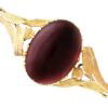Victorian Garnet Yellow Gold Bangle