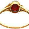 Garnet Gold Bangle Reverse View