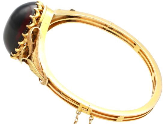 Victorian Gold Bangle Side View