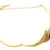 Garnet Bangle Clasp Open
