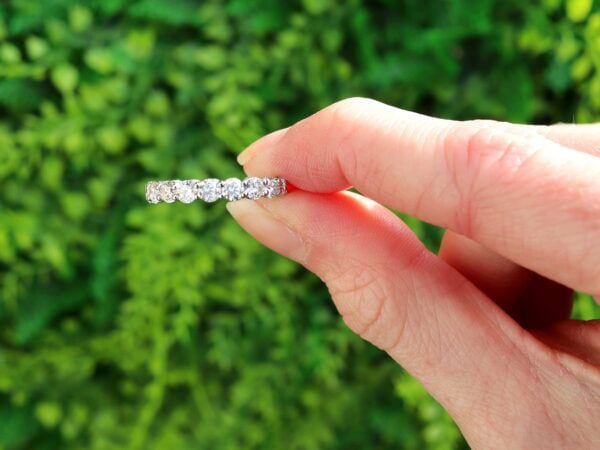 Claw Set Eternity Ring outside