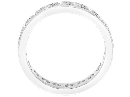 White Gold Eternity Ring Size M
