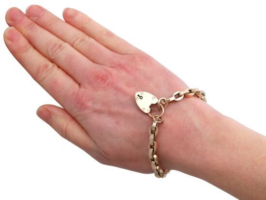 Gold Bracelet On Wrist