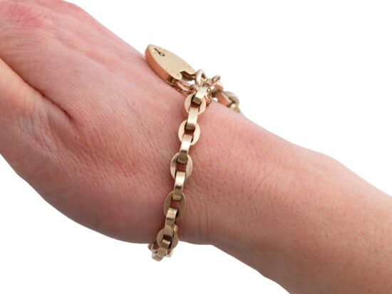 Padlock Bracelet On Wrist