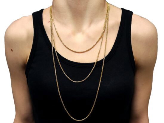 Longuard Necklace On Neck