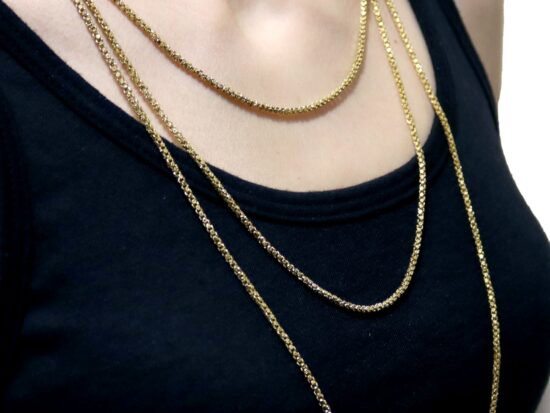 Wrapped Chain Necklace Style