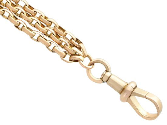Antique Gold Chain Close Up