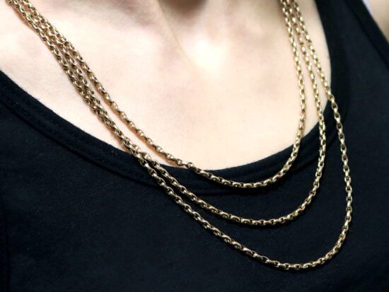 Longuard Chain Layered Necklace Style