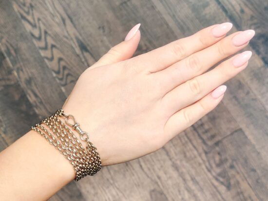 Antique Gold Chain On Wrist