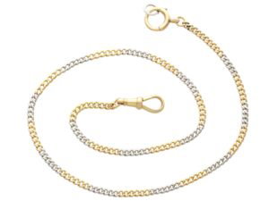 Gold Platinum Watch Chain