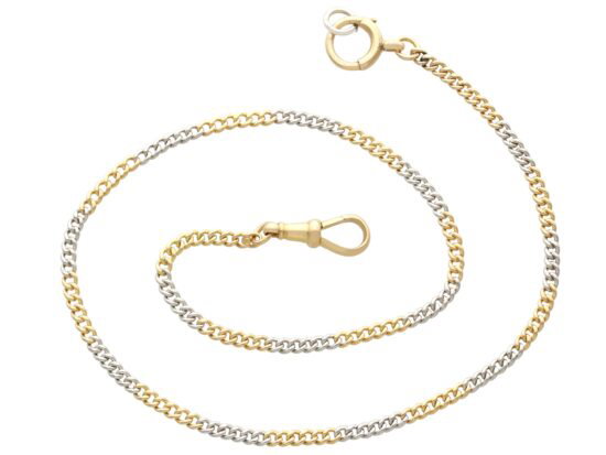 Gold Platinum Watch Chain