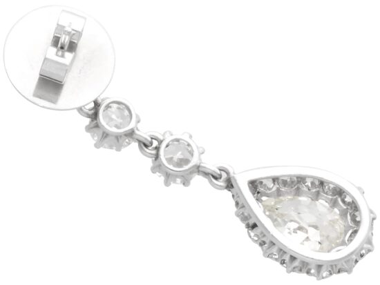 Old European Pear Diamond Reverse Detail