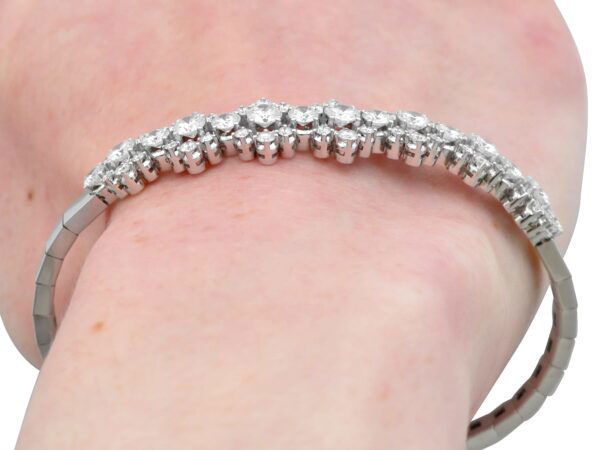 Diamond Bracelet Worn Close-Up