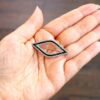 Cartier Black Onyx and Diamond Brooch