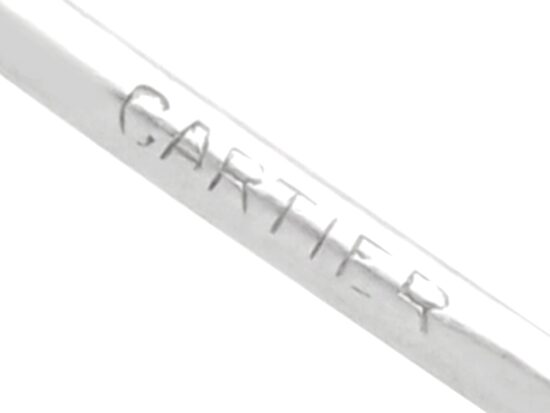 Cartier Black Onyx and Diamond Brooch maker's mark