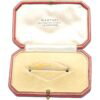 Cartier Black Onyx and Diamond Brooch empty box