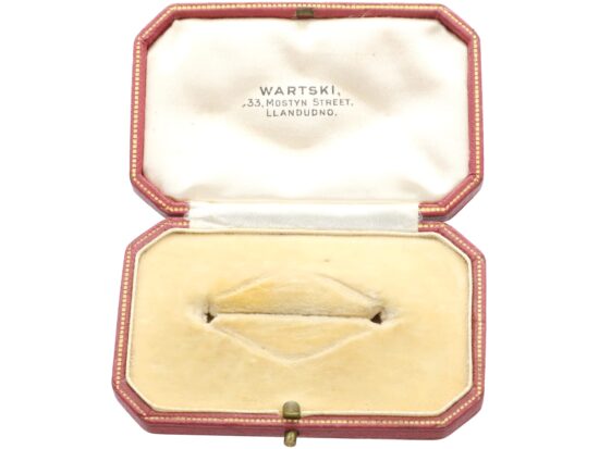 Cartier Black Onyx and Diamond Brooch empty box