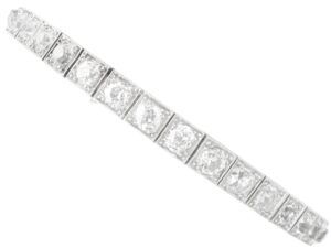 old cut antique diamond bracelet