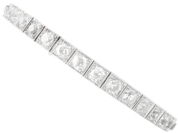 old cut antique diamond bracelet