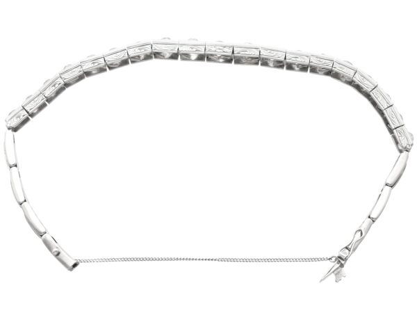 old cut antique diamond bracelet clap open