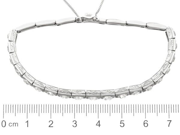 old cut antique diamond bracelet size