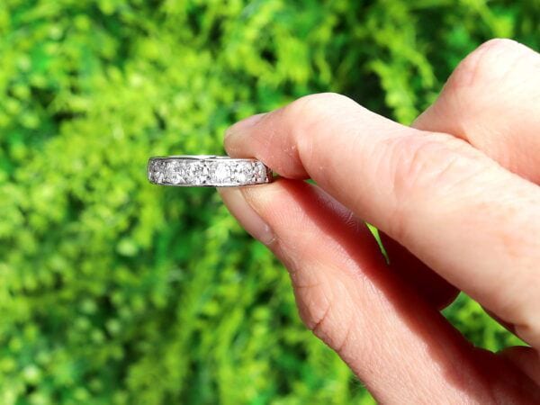2.8 Carat Diamond Eternity Ring outside