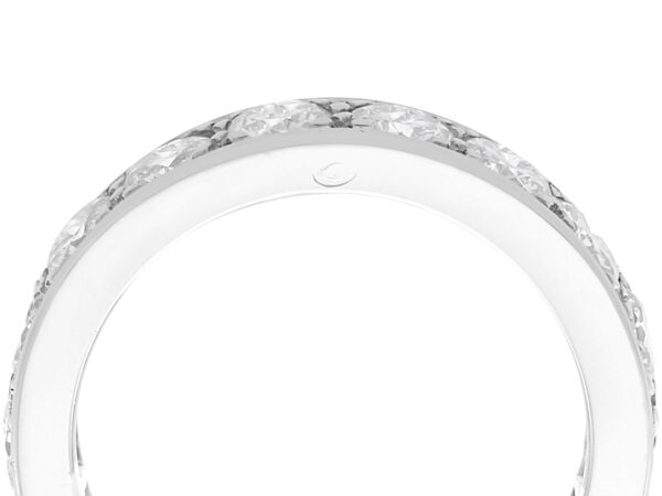 2.8 Carat Diamond Eternity Ring close up
