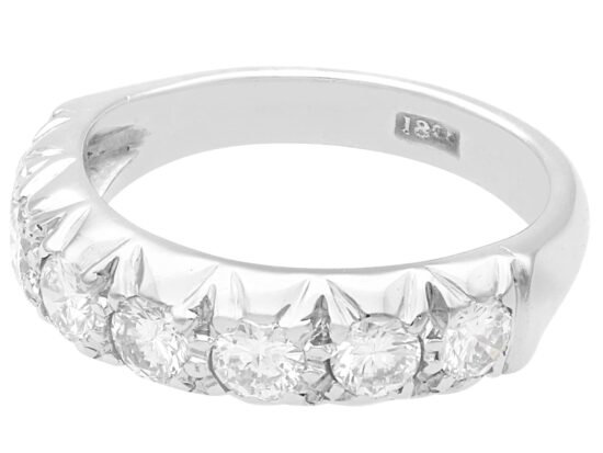 Second Hand White Gold Half Eternity Ring