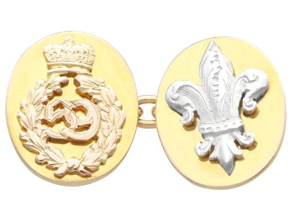 victorian regimental cufflink