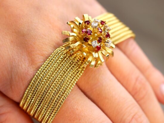 Ruby Diamond Watch