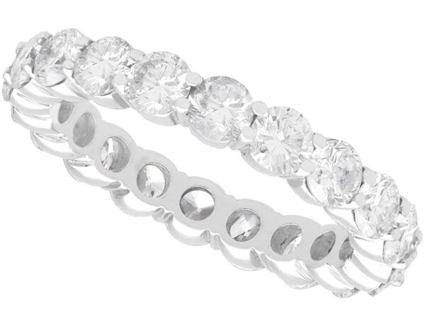 full diamond eternity ring platinum