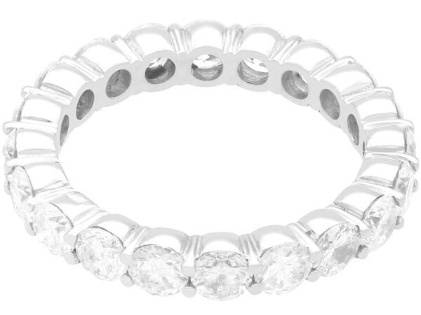 vintage full diamond eternity ring platinum