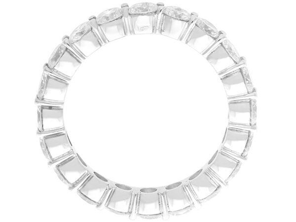 full diamond eternity ring in platinum
