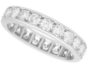 French Pavé Diamond Eternity Ring