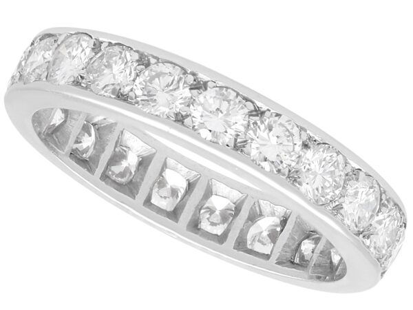 French Pavé Diamond Eternity Ring