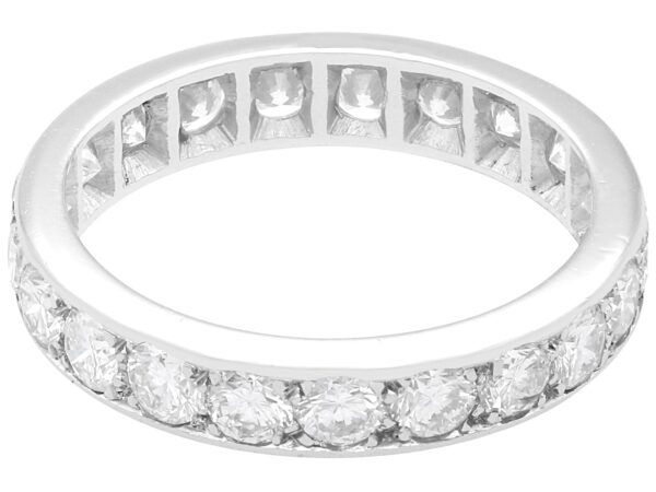 French Pavé Diamond Eternity Ring