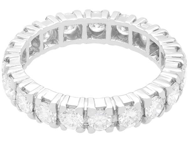 1950s Eternity Ring in White Gold