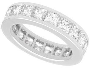 princess cut diamond eternity ring