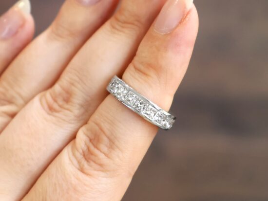 Princess Cut Diamond Eternity Ring