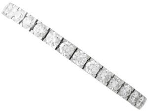 vintage diamond line bracelet